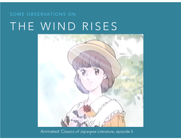 The Wind Rises