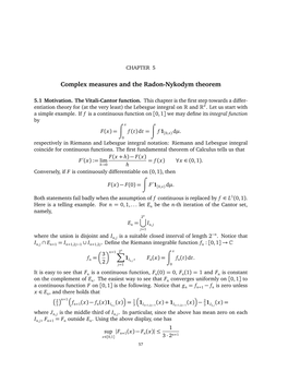 Complex Measures and the Radon-Nykodym Theorem