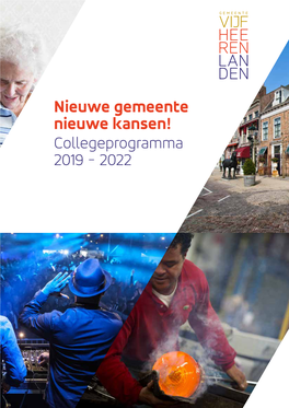 Collegeprogramma 2019-2022