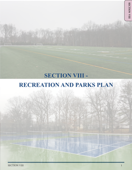 Section Viii - Recreation and Parks Plan