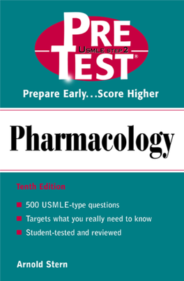 Pretest Pharmacology