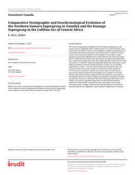 Comparative Stratigraphic and Geochronological Evolution of The