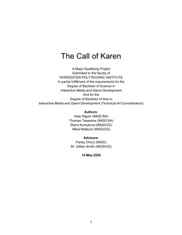 The Call of Karen