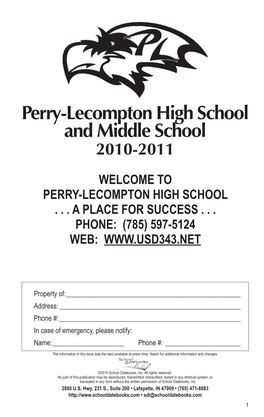 Perry-Lecompton High School and Middle School 2010-2011