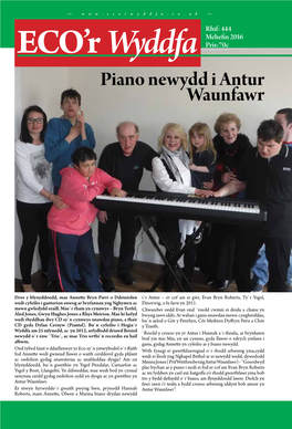 Piano Newydd I Antur Waunfawr