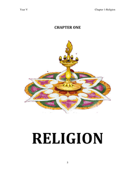 Chapter 1-Religion