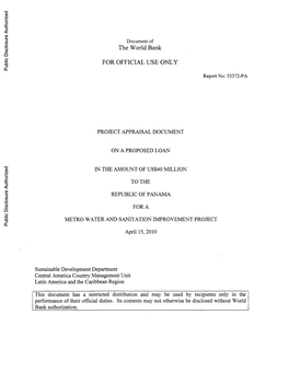 World Bank Document