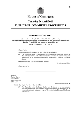 5 Thursday 26 April 2012 PUBLIC BILL COMMITTEE