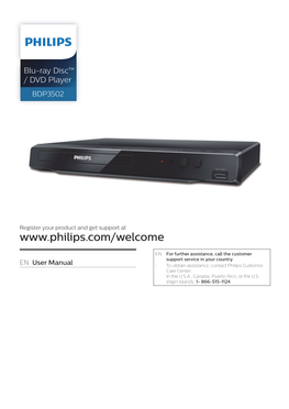 Philips Limited Warranty One (1) Year