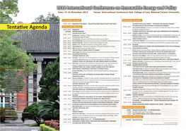 2012 International Conference on Renewable Energy and Policy