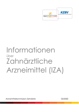 Informationen Zahnärztliche Arzneimittel (IZA)