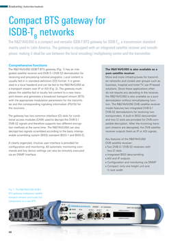 Compact BTS Gateway for ISDB-TB Networks