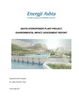 Ashta Hydropower Plant Project Environmental Impact Assessment Report