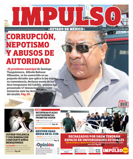 Corrupción, Nepotismo Y Abusos De Autoridad