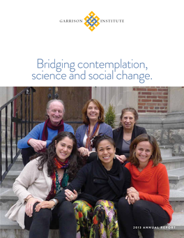 Bridging Contemplation, Science and Social Change