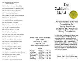 The Caldecott Medal