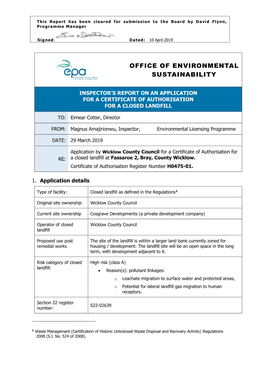 Office of Environmental Sustainability
