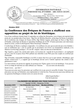 PVUAC Bulletin Paroissial Juillet 2019