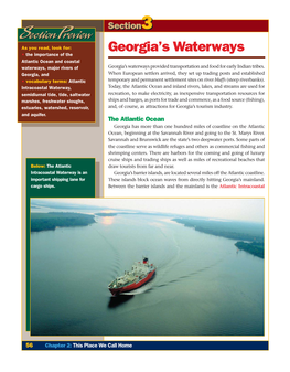 Section Preview Section Preview Georgia's Waterways