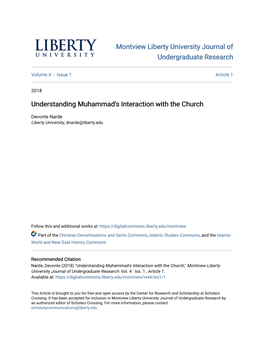 Understanding Muhammad's Interaction with the Church