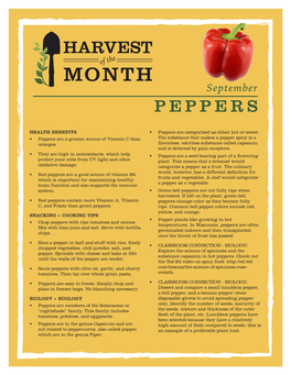 Bell Peppers Are Not Fully Ripe When Harvested