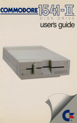 Commodore 1541-Ii Disk Drive User's Guide