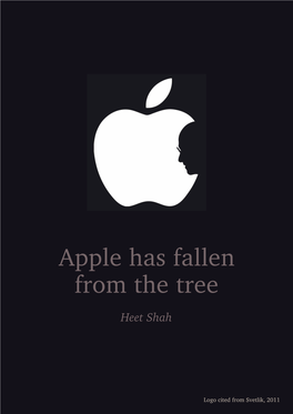 Apple Has Fallen from the Tree