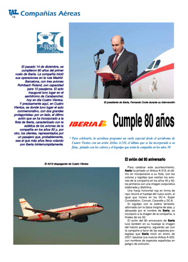 IBERIA: Cumple 80 Años