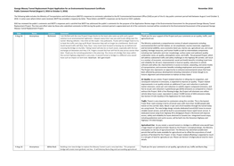 George Massey Tunnel Replacement Project Application for An