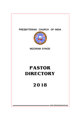 Pastor Directory