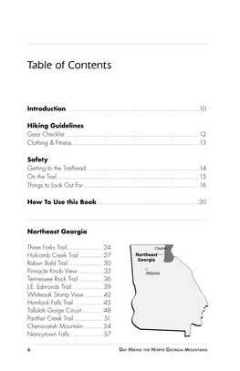 Table of Contents