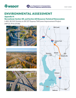 I-405, SR 522 Vicinity to SR 527 Express Toll Lanes Improvement Project Environmental Assessment, Appendix H, Recreational Resou