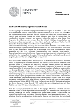 Leipziger Universitätschor Biographie PDF ∙ 127 KB