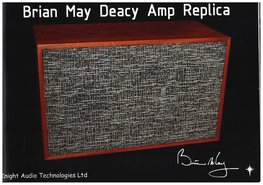 Brian May Deacy Amp Replica