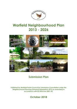 Warfield Neighbourhood Plan 2013 - 2026