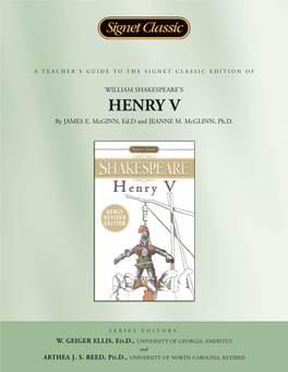 Penguin Henry V Teacher's Guide