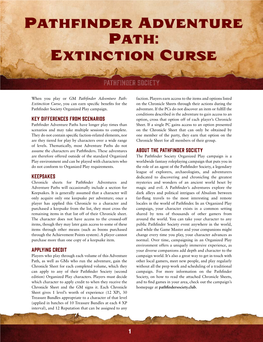 Extinction Curse