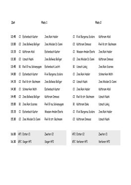 Spielplan 2016