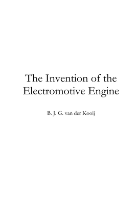 The Invention of the Electric Dynamo