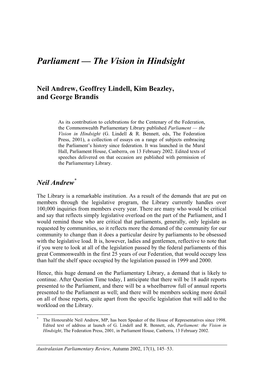 11-Parliament-Hindsight Vision