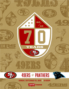 San Francisco 49Ers Game Release SAN FRANCISCO CAROLINA ( 1-0 ) 49ERS PANTHERS ( 0-1 )