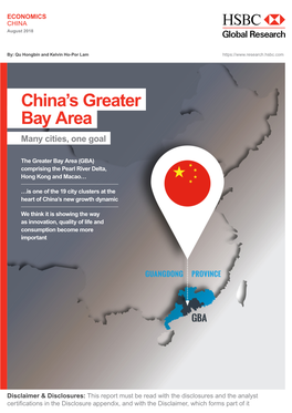 China's Greater Bay Area