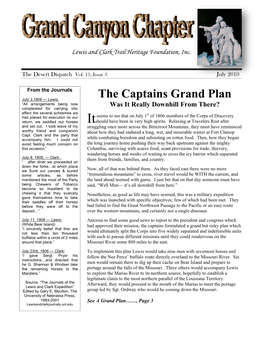 The Captains Grand Plan