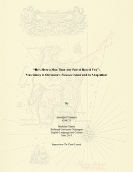 Masculinity in Stevenson's Treasure Island and Its Adaptations By