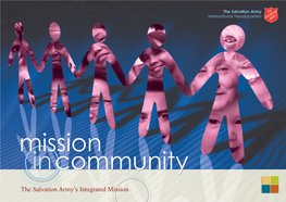 The Salvation Army's Integrated Mission