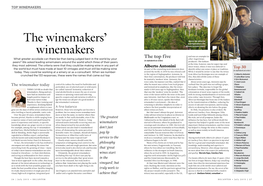 The Winemakers' Winemakers