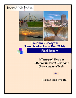 Executive Summary-Tourism Survey for Tamilnadu I Ministry of Tourism Nielsen India Pvt