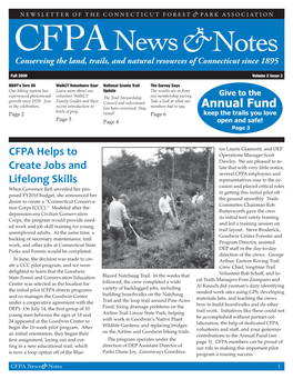 Cfpanews Notes Information, and the Latest Events At: VOLUME 2 ISSUE 3