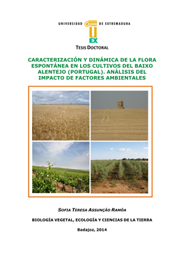 Caracterización Y Dinámica De La Flora Espontánea En Los Cultivos Del Baixo Alentejo (Portugal)