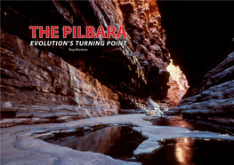 THE PILBARA EVOLUTION’S TURNING POINT Reg Morrison Evolution’S Turning Point